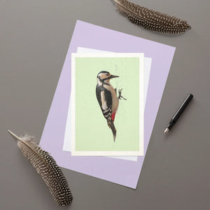 Woodpecker Greeting Card