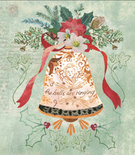 Hear The Bells and Robins Christmas Card, 6 Pack
