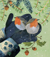 Hear The Bells and Robins Christmas Card, 6 Pack