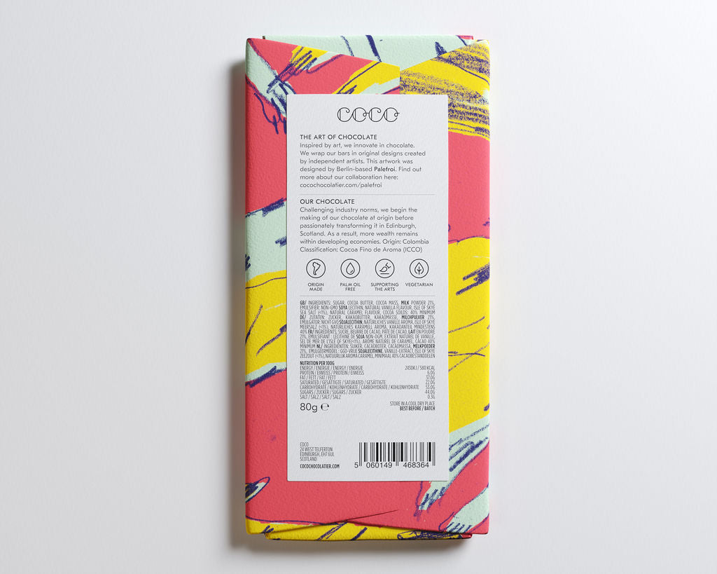 Salted Caramel Milk Chocolate Bar 80g