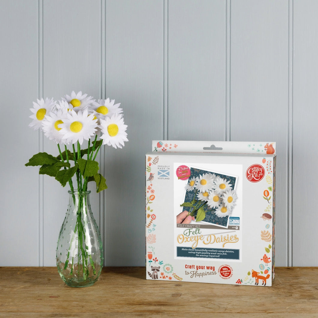 Felt Oxeye Daisy Flower Craft Kit