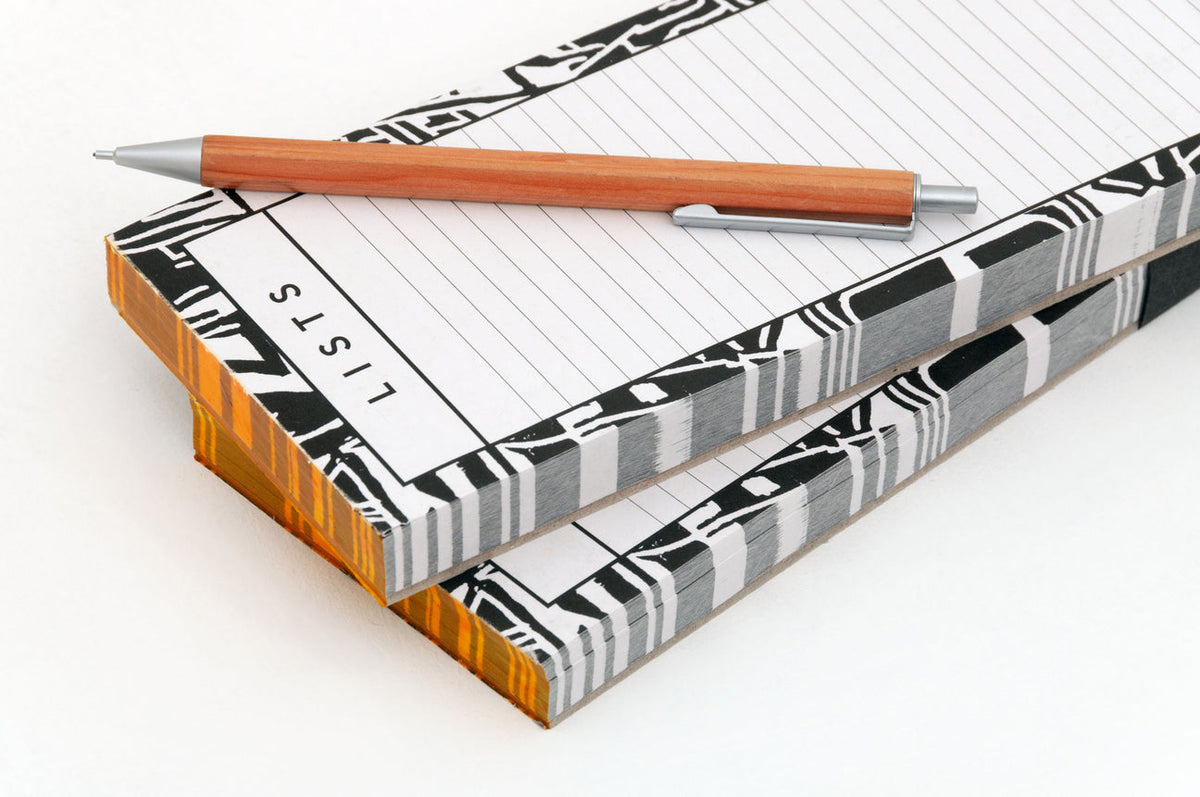 List Pad, Black And White