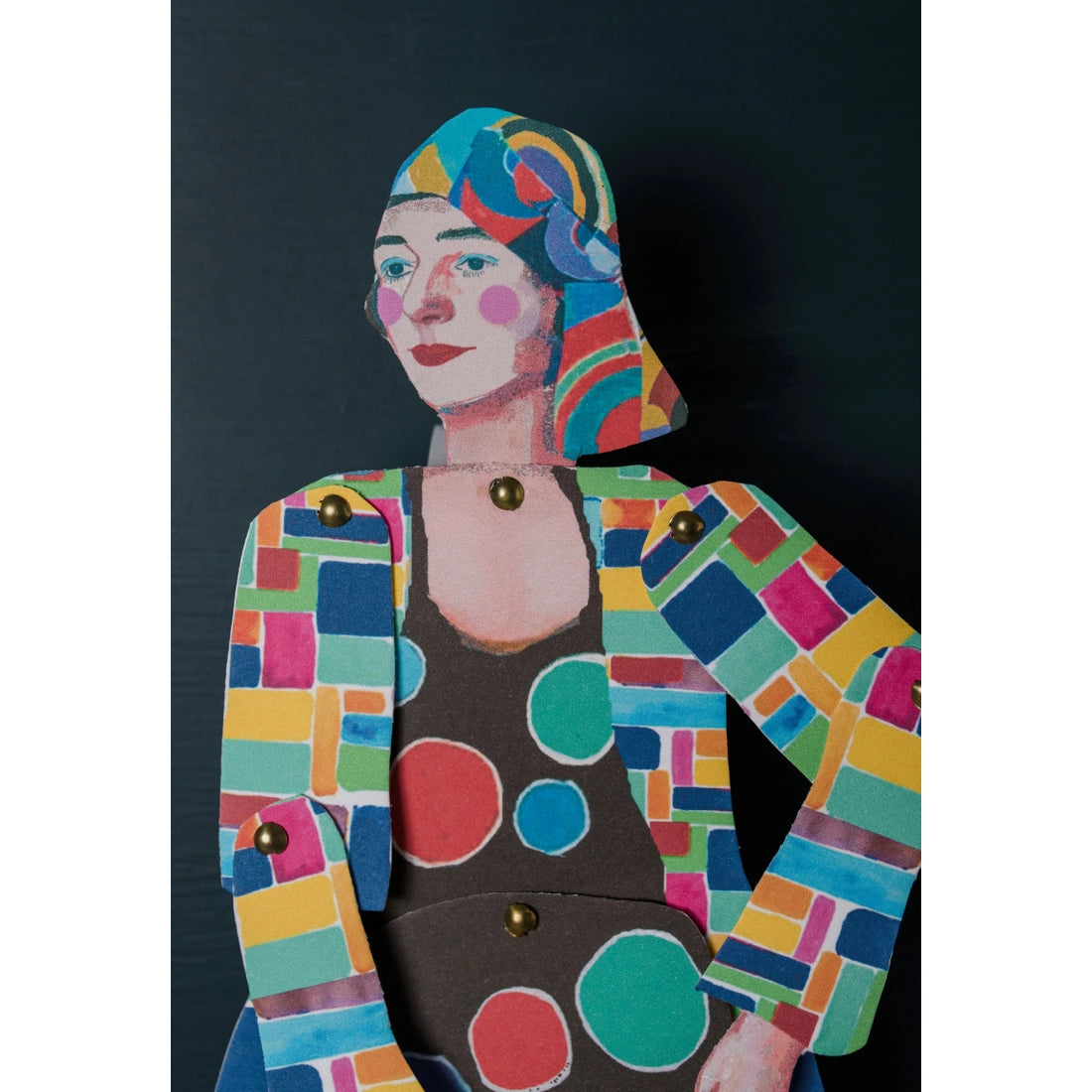Sonia Delauney Cut And Make Paper Puppet