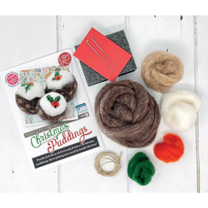 Christmas Pudding Needle Felting Craft Kit