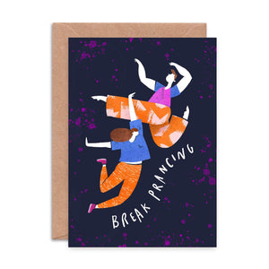 Break Prancing Card