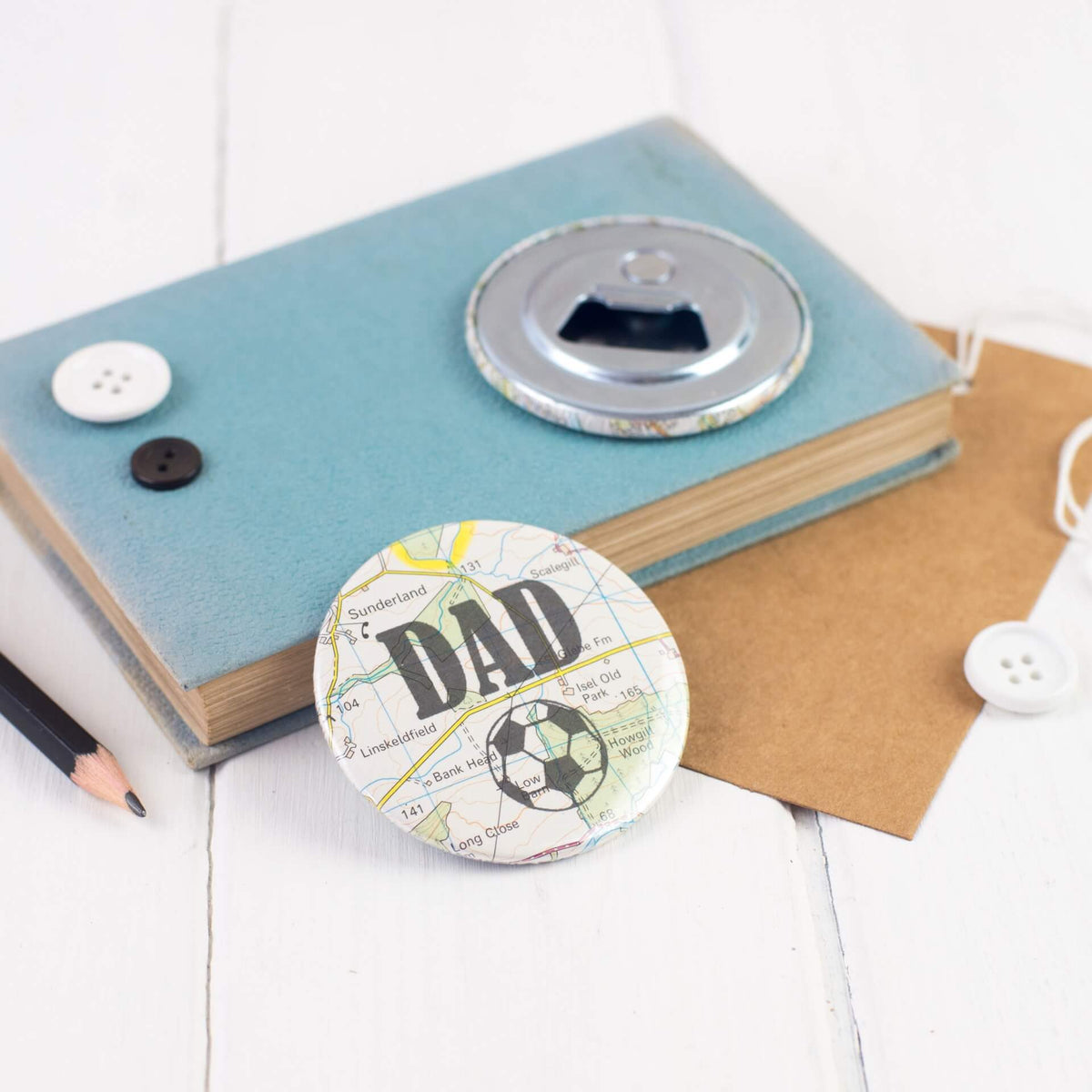 'Dad' Magnetic Bottle Opener