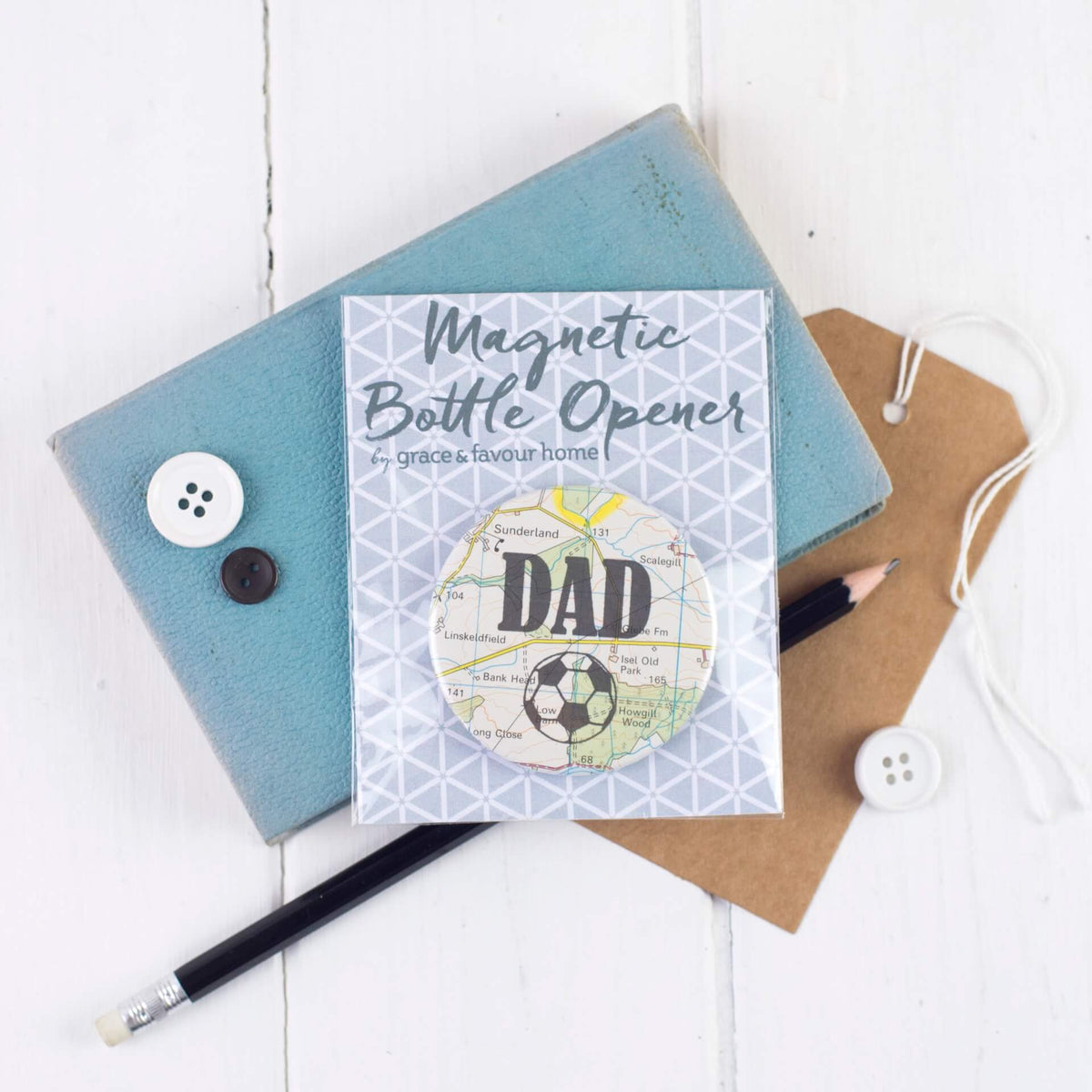 'Dad' Magnetic Bottle Opener