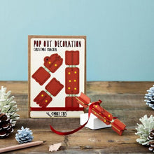 Christmas Cracker Pop Out Card Decoration