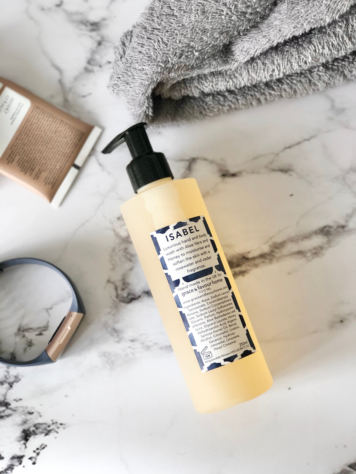 Isabel Hand & Body Wash - Rosewater & Cedar