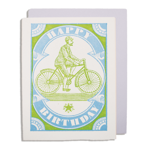 Happy Birthday Bicycle Card