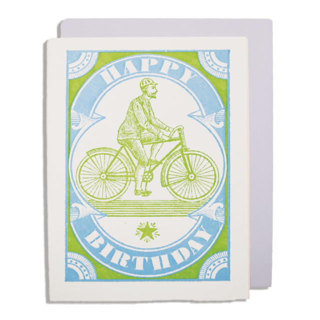 Happy Birthday Bicycle Card