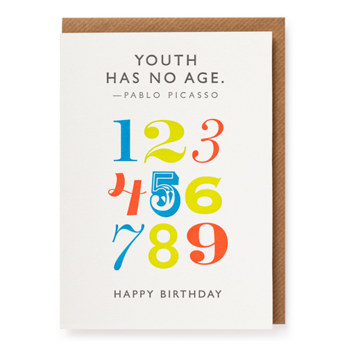 Picasso Youth Birthday Card