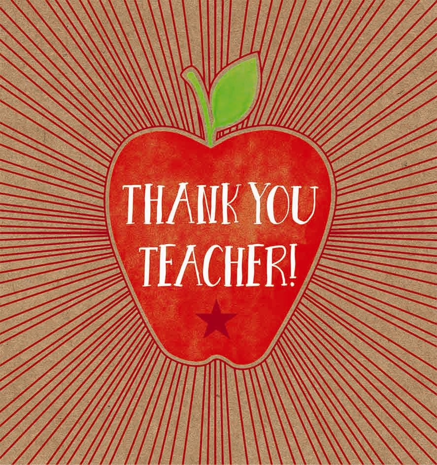 Thank You Teacher Apple Card