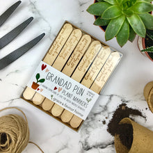 Grandad Pun Plant Markers - Boxed