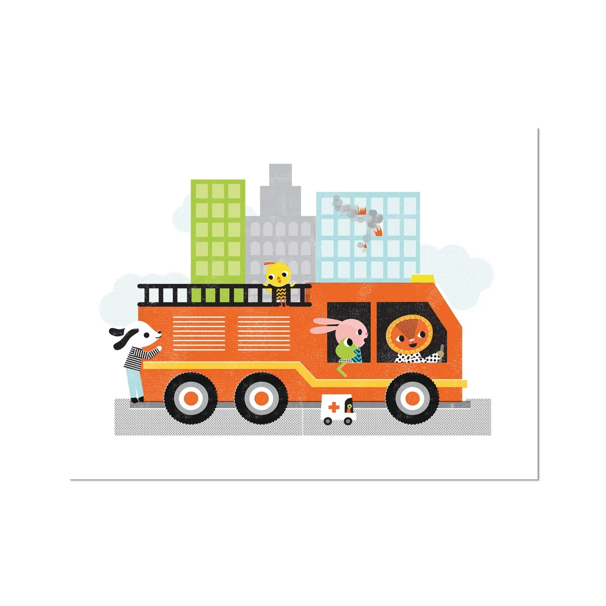 Fire Truck Print