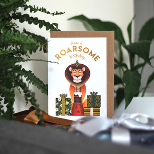 Roarsome Birthday Card