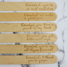 Grandad Pun Plant Markers