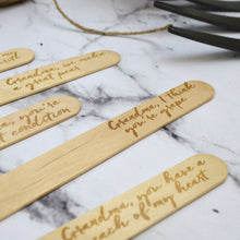 Grandad Plant Markers - Close Up