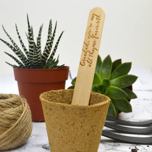 Grandad Pun Plant Markers