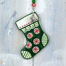 Christmas Stocking Ceramic Decoration