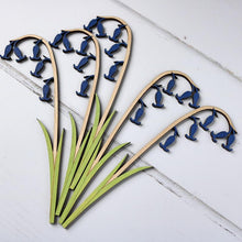 Hand Painted Wooden Bluebell Stem