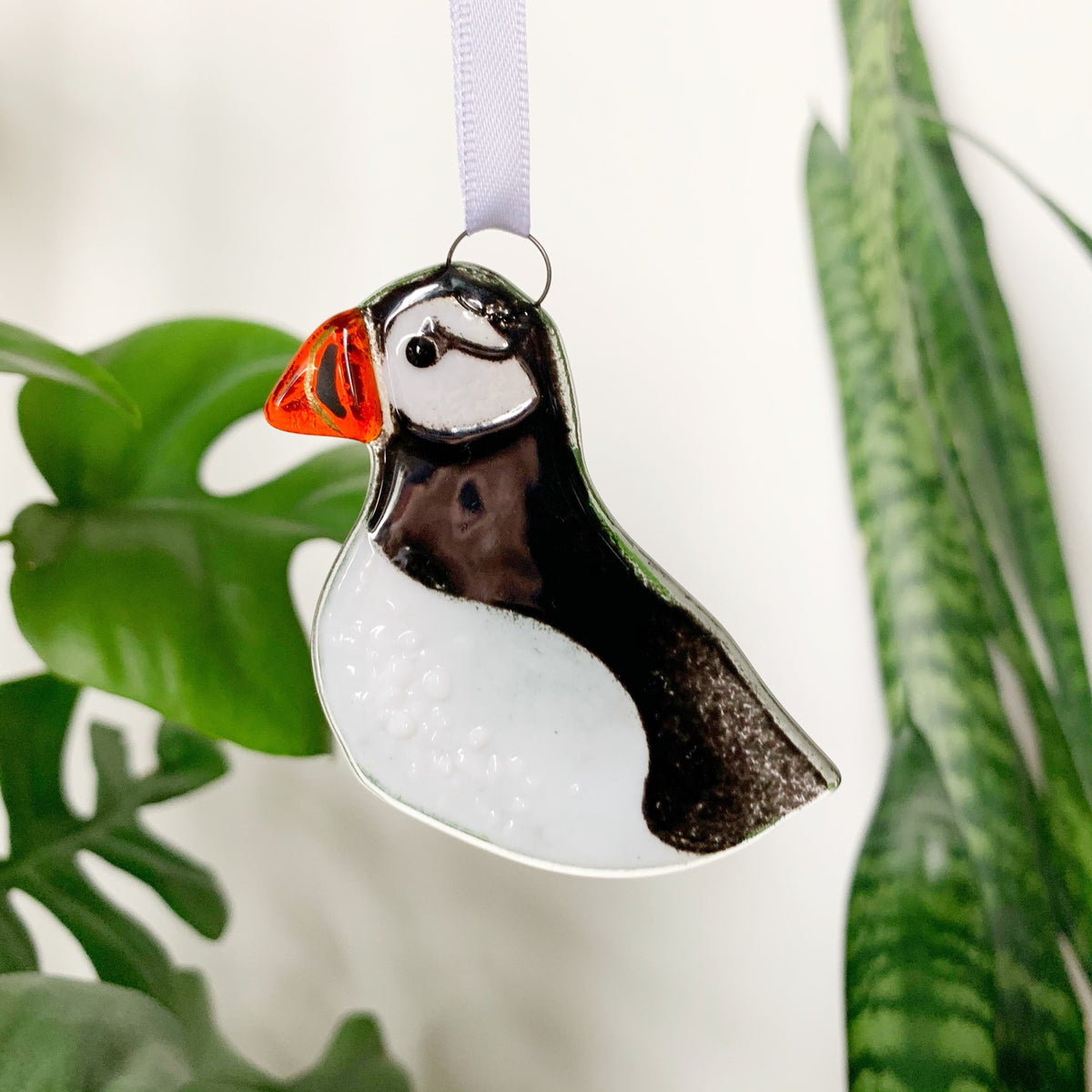 Puffin Glass Decoration