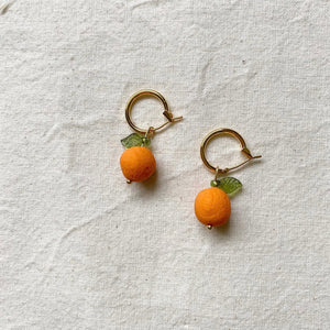 Orange fruit Earrings